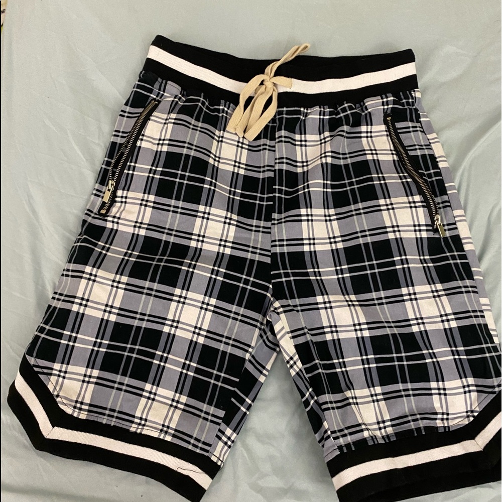 Men blue shorts